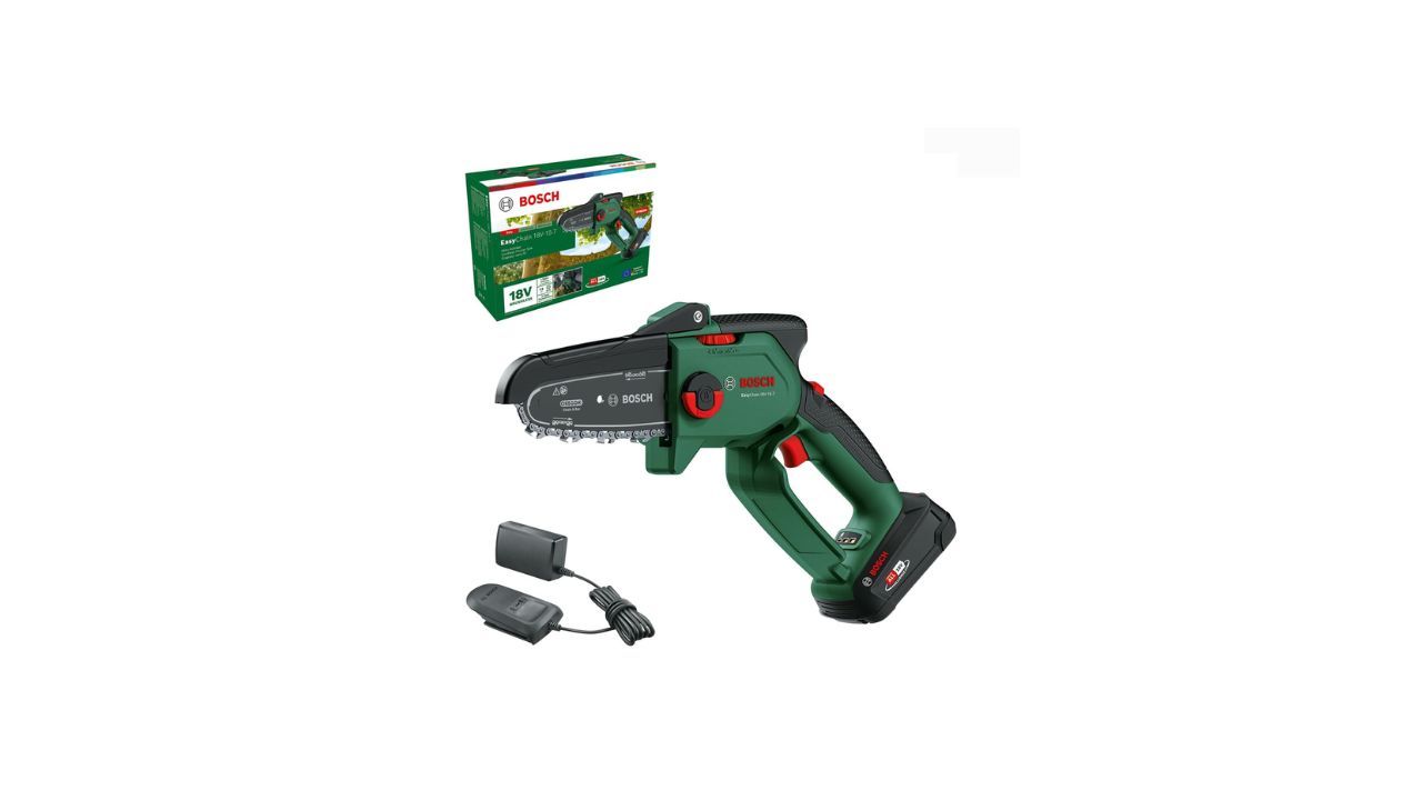 La Bosch EasyChain 18V juega en otra liga en cuanto a calidad de acabados, seguridad y fiabilidad. No es la m�s barata, pero s� una de las m�s equilibradas y duraderas. Con velocidad de cadena de 6,95 m/s, bater�a de 2,5 Ah incluida y el respaldo del sistema 18V de Bosch, es ideal para quien busca tranquilidad, buena ergonom�a y un producto pensado para durar a�os.
