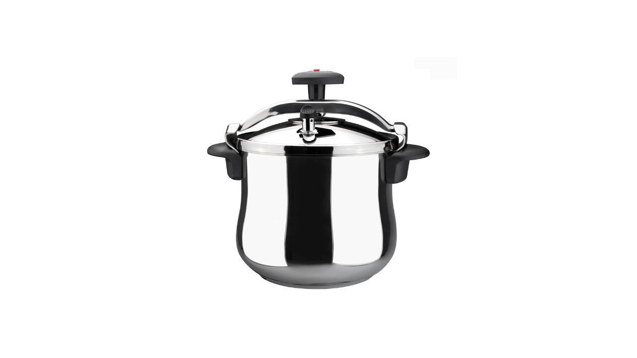 La Magefesa Star Bombeada 8L mantiene el dise�o m�s cl�sico de olla express tradicional. Su forma bombeada favorece el reparto uniforme del calor, algo importante para que el pulpo se cocine de manera homog�nea. Est� fabricada en acero inoxidable 18/10 y es apta para inducci�n. Es una buena opci�n para quienes prefieren sistemas tradicionales con v�lvula giratoria y un manejo m�s manual.