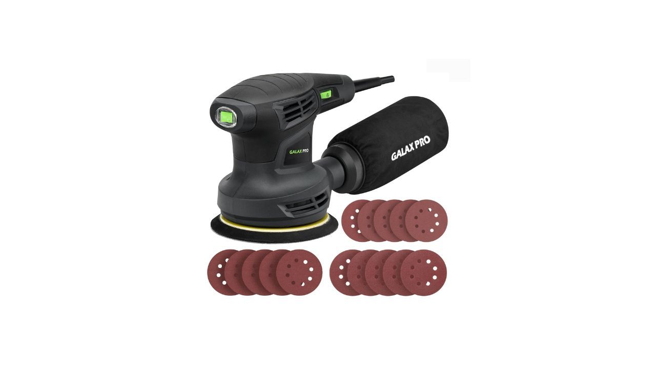 La GALAX PRO Lijadora Rotorbital 280W ofrece velocidad variable entre 6.000 y 13.000 RPM. Esto facilita trabajar con distintos niveles de intensidad seg�n el material. Incluye discos abrasivos y sistema de recogida de polvo, algo fundamental para mantener limpio el espacio de trabajo. Es una opci�n equilibrada para quienes realizan tareas de bricolaje con cierta frecuencia.