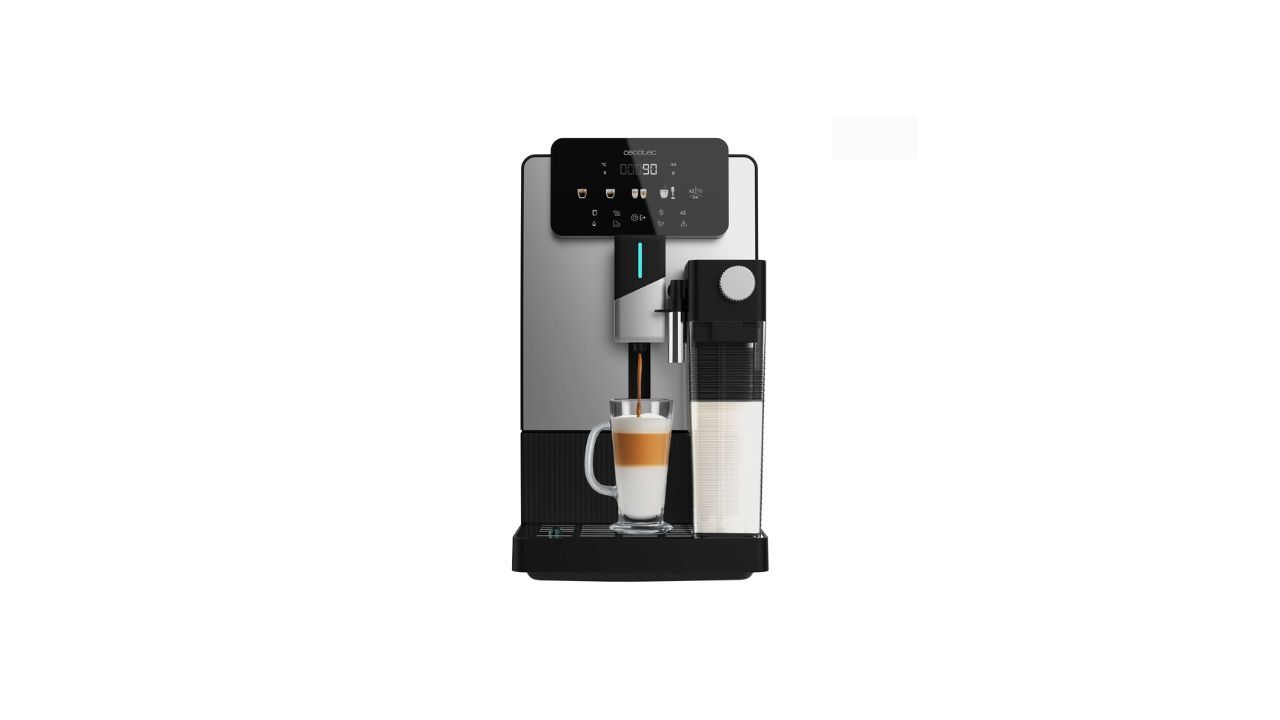 La Cecotec Cremmaet Latte Art apuesta por un sistema completo con 19 bares de presi�n y tecnolog�a Thermoblock para calentar el agua de forma r�pida y estable. Su molinillo c�nico permite usar caf� en grano reci�n molido, lo que mejora notablemente el aroma y la crema en cada taza. Uno de sus puntos fuertes es el dep�sito de leche integrado y sus seis bebidas autom�ticas. Esto facilita preparar cappuccino o latte sin necesidad de accesorios externos, algo especialmente c�modo para quienes consumen caf� con leche a diario.