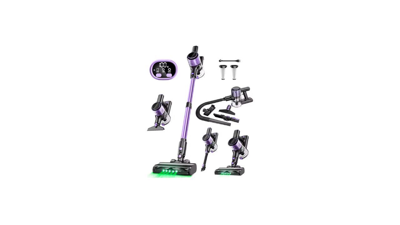 La Aspiradora Inal�mbrica 10 en 1 55KPa apuesta por la multifunci�n. Con varios accesorios incluidos, permite adaptarse a sof�s, colchones, rincones estrechos o el coche sin necesidad de herramientas adicionales. Su potencia de hasta 55 kPa la coloca en la parte alta de este rango de precio. Es una alternativa interesante si buscas un �nico equipo que cubra pr�cticamente todas las necesidades de limpieza dom�stica.