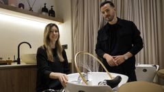 Patricia Nu&ntilde;el y Jorge Garay, en el centro de bienestar y salud capilar Jorge Garay Head Spa