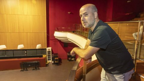 Javier Pe&ntilde;a en la sala Capitol.