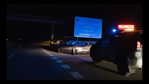 ltimo caso de vehculo en sentido contrario detectado en Galicia. El BMW de la foto fue interceptado en la A-6 por la Guardia Civil.