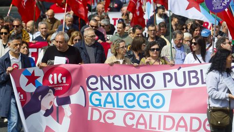 Manifestaci�n del 1 de mayo en A Coru�a