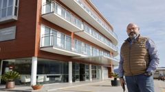 José Manuel Pereira dirige un complejo que puede alojar en un solo día a unos 700 huéspedes