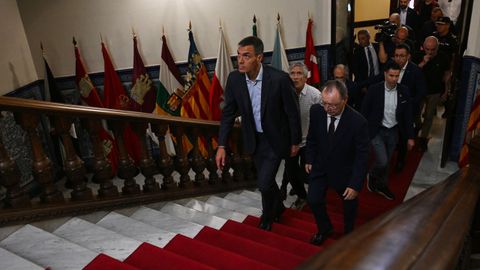 Pedro S�nchez y Juan Vivas el pasado 31 de julio en Ceuta, donde se reunieron para abordar la crisis migratoria.