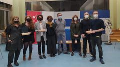 Vicente Blanco e Salvador Cidr�s, � dereita, ga�an o XL Premio Marta Mata de Pedagox�a