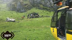 Rescate de monta�a en Quir�s