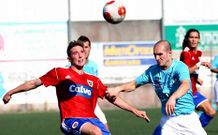 El medio Alexandre marc� uno de los tres tantos del Berganti�os en Monforte.