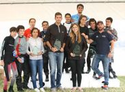 Parte del podio del fin de semana pasado. 