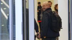 �ngel Lluch, cargo de seguridad de Renfe, antes de declarar en el juicio del Alvia