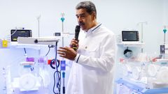 El presidente de Venezuela, Nicols Maduro, este martes en Caracas.