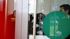 La sospechosa, en el juzgado