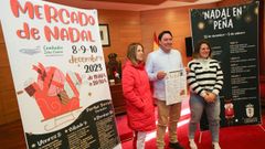 Acto de presentaci�n del programa navide�o celebrado este mediod�a en el Concello