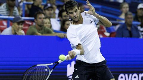 Rafa J&oacute;dar, durante el partido de semifinales