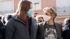 Yolanda D�az con el candidato de UP, Pablo Fern�ndez.