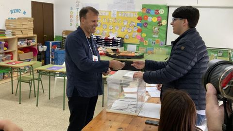 Paco Iglesias, candidato del Partido Galeguista a la alcalda de O Grove