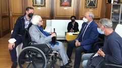 Mar�a Rodr�guez Mac�a se reuni� este mi�rcoles en Monforte con el alcalde en la casa consistorial