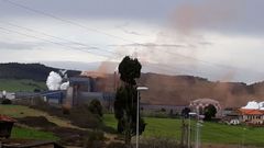 Nube contaminante en Carre�o