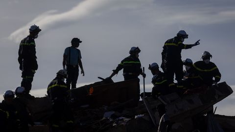Servicios de emergencia en La Guaira