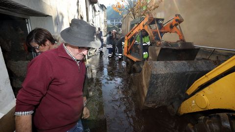 Las consecuencias de la tromba de agua en Viveiro