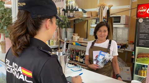 La Polic�a Nacional refuerza las campa�as preventivas en San Mateo