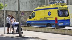 Exterior del Hospital Provincial de Pontevedra, uno de los dos centros del CHOP