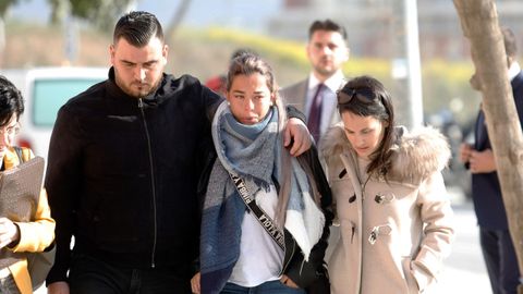 Los padres de Julen a su entrada en los juzgados 