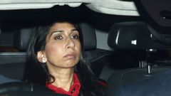 La ministra del Interior brit�nica, Suella Braverman, en una imagen de archivo.