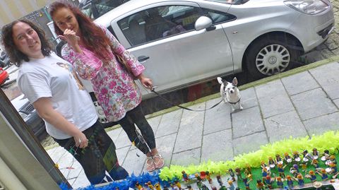 Decoraci�n en el barrio de Cimadevilla