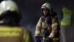 imagen de archivo de un simulacro de los bomberos