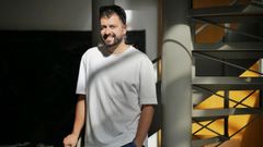 Xurxo Carre�o, en el centro cultural Marcos Valc�rcel de Ourense