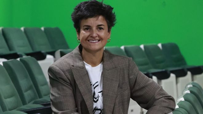 Tereta Berbel, antes de su charla en A Coru&ntilde;a