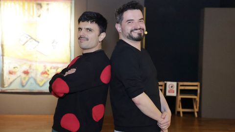 Encuentro entre Rodrigo Cuevas y Nuno Pico en la Fundaci�n Luis Seoane de A Coru�a