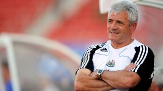 Kevin Keegan, durante su etapa como entrenador del Newcastle United.