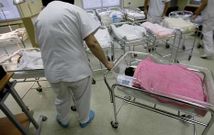 Beb�s en una maternidad.Beb�s en una maternidad