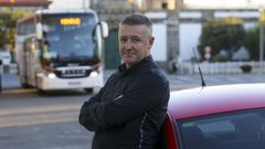 Carlos Sedes, usuario de bus que se ha pasado al coche por los retrasos