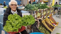 Oliva Rodr�guez se levanta a las 5 de la ma�ana los d�as que acude a la plaza de Lugo