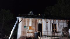 La construcci�n qued� muy da�ada a consecuencia del incendio