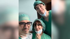 Diego Gonz�lez Rivas, con Aitana y Plex
