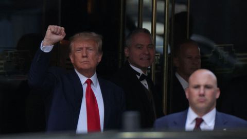 Donald Trump, a horas de declarar ante el juez tras ser imputado por sobornar a Stormy Daniels