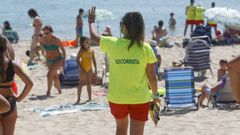 Primera jornada de los socorristas en Doni�os