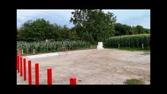 La nueva �rea de autocaravanas de Caldas situada en la calle Sarnadela