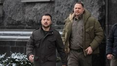 Yermak, tras Zelenski en enero del 2024.