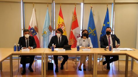 El consejero Alejandro Calvo se re�ne en Le�n con sus hom�logos de Cantabria, Galicia y Castilla y Le�n