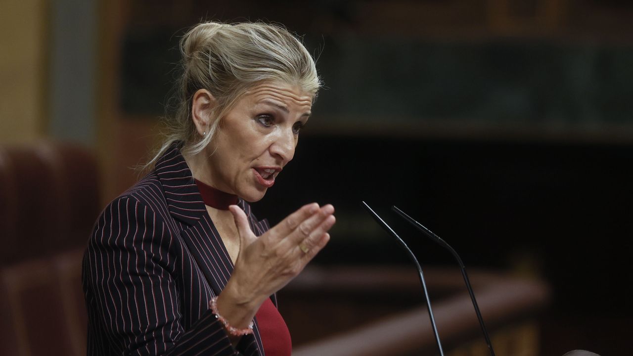 Yolanda Díaz anuncia un acuerdo con el PSOE para derogar la ley mordaza