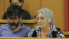 Jes�s Fern�ndez y Carmen Acu�a, concejales socialistas de Oleiros