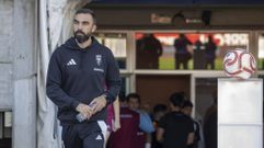 Carlos de Lerma, en el �ltimo partido jugado en casa ante el filial del Oviedo.