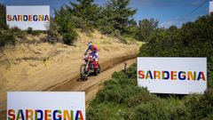 El piloto lucense Jorge Prado, durante el Gran Premio de Cerdea